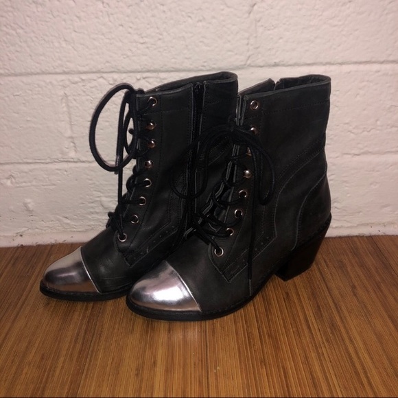 Jeffery Campbell combat booties - Picture 3 of 8